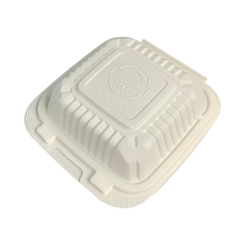 Biodegradable Clamshell Cornstarch Packaging Box